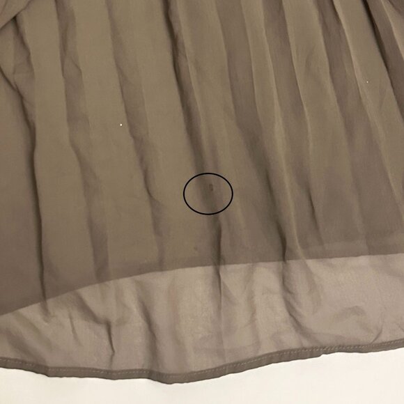 BCBGMaxAzria Brown Grecian Pleated 100% Silk Gown Low Back Size 0 Dress - Picture 11 of 12